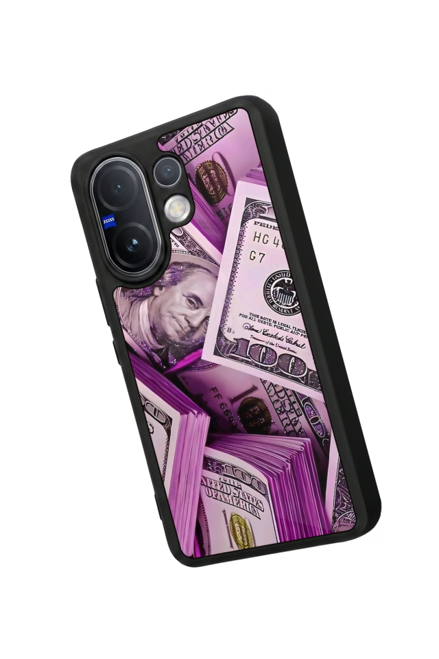 Vivo V60 Uyumlu Money Para Tasarımlı Glossy Premium Kılıf