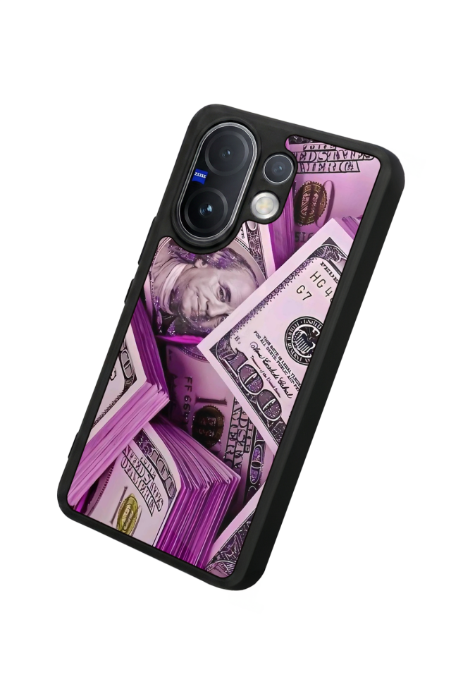 Vivo V60 Uyumlu Money Para Tasarımlı Glossy Premium Kılıf