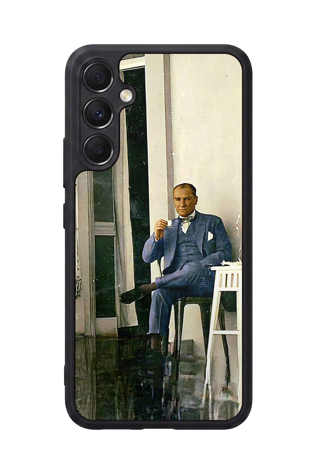 Samsung Galaxy M34 Uyumlu Mustafa Kemal Ataturk Tasarımlı Glossy Premium Kılıf