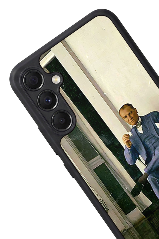 Samsung Galaxy M34 Uyumlu Mustafa Kemal Ataturk Tasarımlı Glossy Premium Kılıf