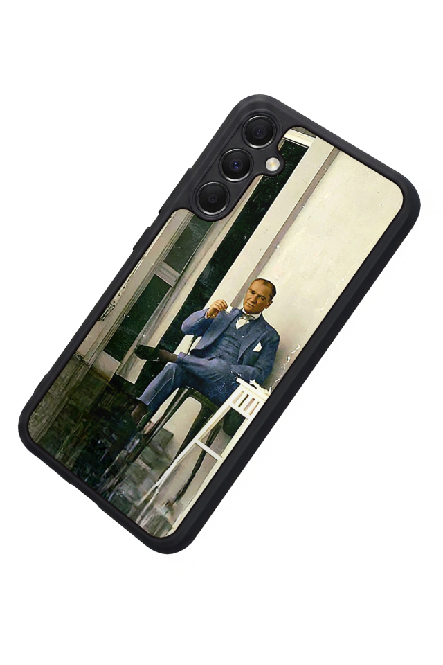 Samsung Galaxy M34 Uyumlu Mustafa Kemal Ataturk Tasarımlı Glossy Premium Kılıf