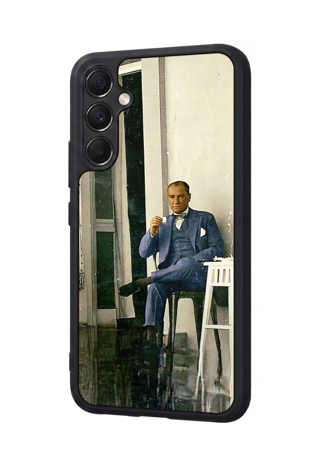 Samsung Galaxy M34 Uyumlu Mustafa Kemal Ataturk Tasarımlı Glossy Premium Kılıf