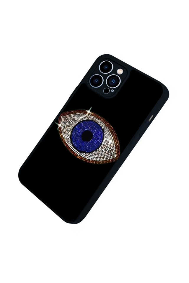 iPhone 13 Pro Max Uyumlu Nazar Tasarımlı Glossy Premium Kılıf