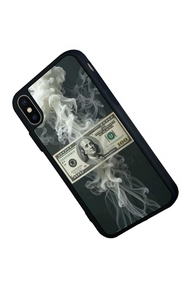 iPhone X/ XS Uyumlu Para Tasarımlı Glossy Premium Kılıf