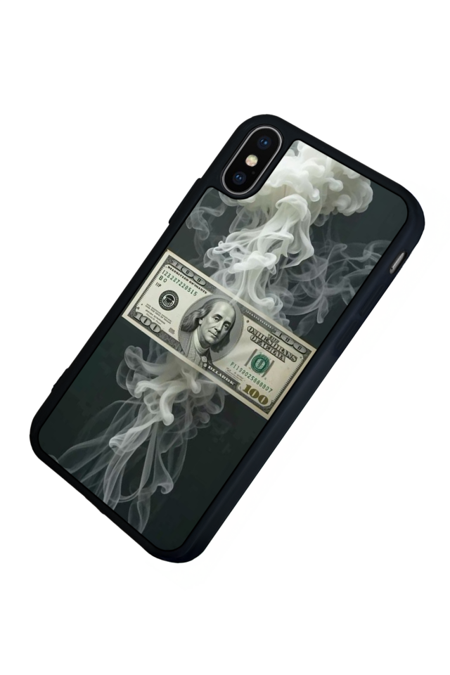 iPhone X/ XS Uyumlu Para Tasarımlı Glossy Premium Kılıf