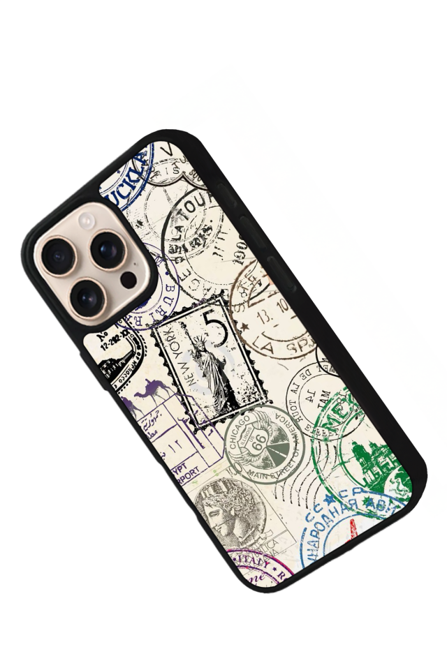 iPhone 16 Pro Uyumlu Poster Tasarımlı Glossy Premium Kılıf
