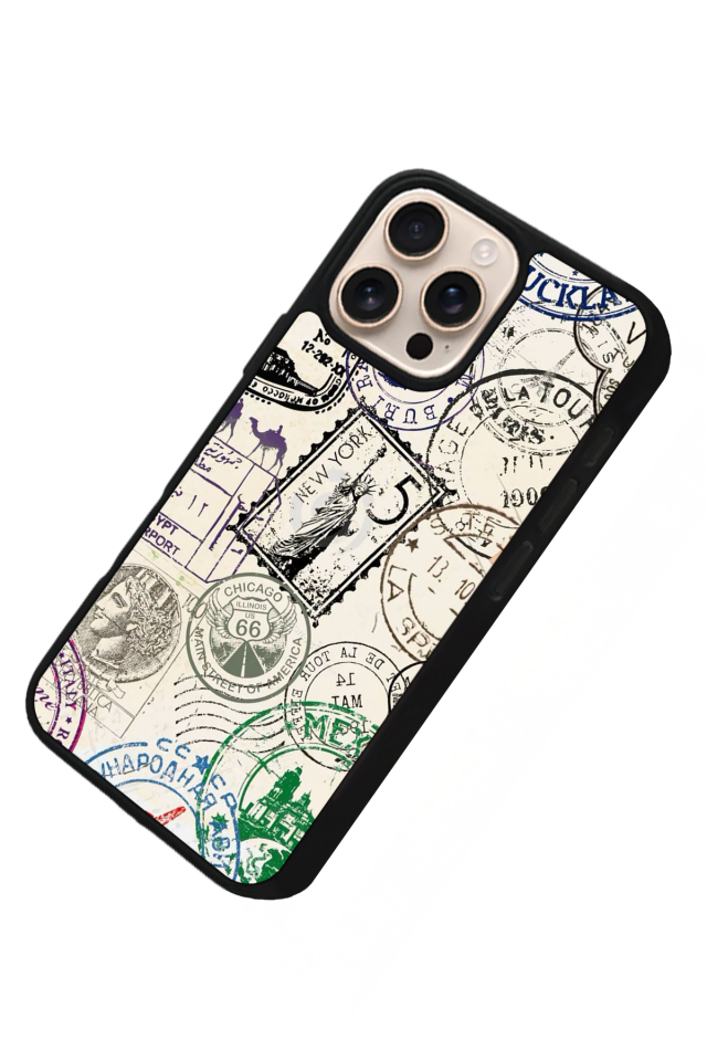iPhone 16 Pro Uyumlu Poster Tasarımlı Glossy Premium Kılıf