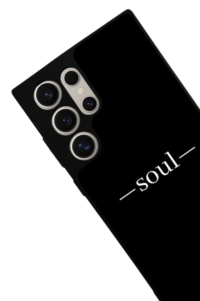 Samsung Galaxy S24 Ultra Uyumlu SOUL Tasarımlı Glossy Premium Kılıf