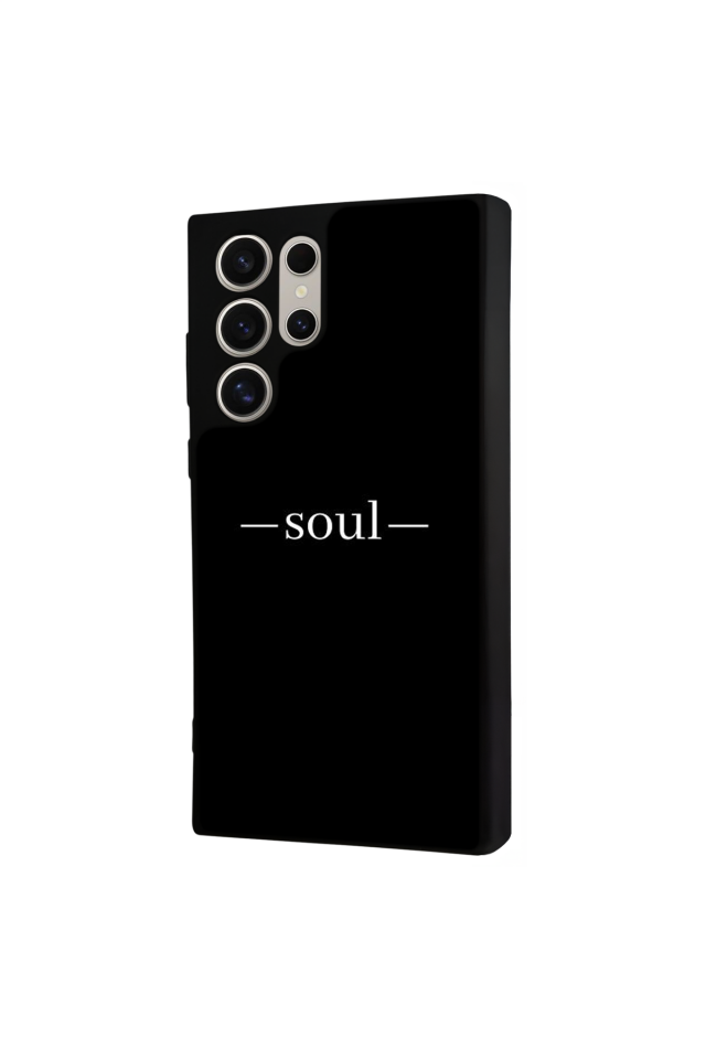 Samsung Galaxy S24 Ultra Uyumlu SOUL Tasarımlı Glossy Premium Kılıf