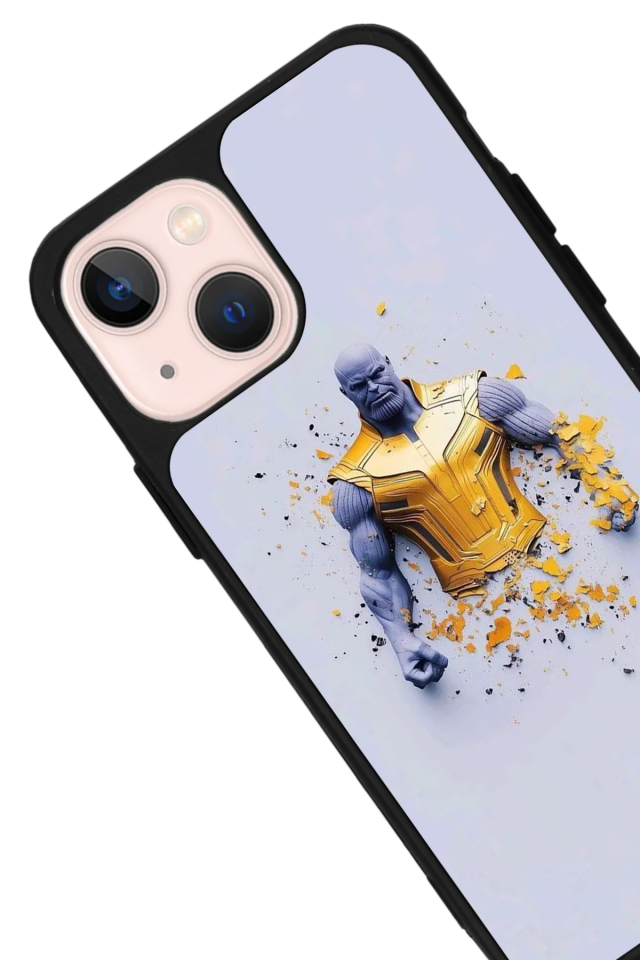 iPhone 15 Plus Uyumlu Thanos Tasarımlı Glossy Premium Kılıf