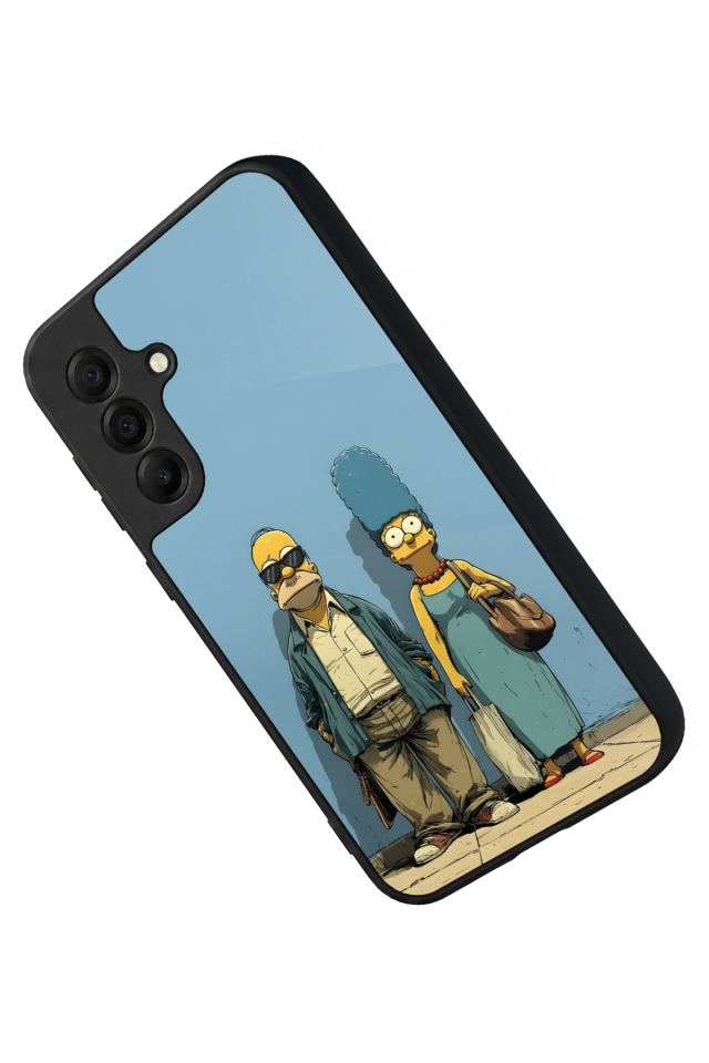 Samsung Galaxy A17 Uyumlu The Simpsons Tasarımlı Glossy Premium Kılıf
