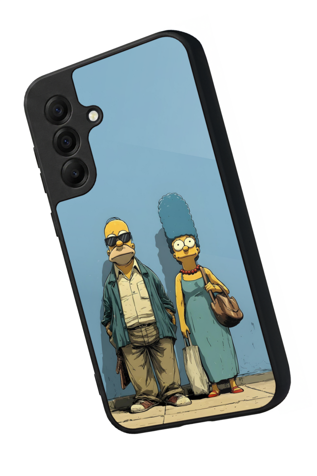 Samsung Galaxy A17 Uyumlu The Simpsons Tasarımlı Glossy Premium Kılıf