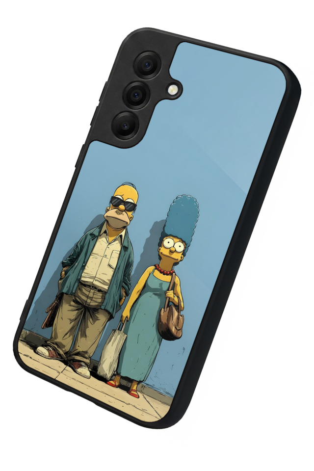 Samsung Galaxy A17 Uyumlu The Simpsons Tasarımlı Glossy Premium Kılıf