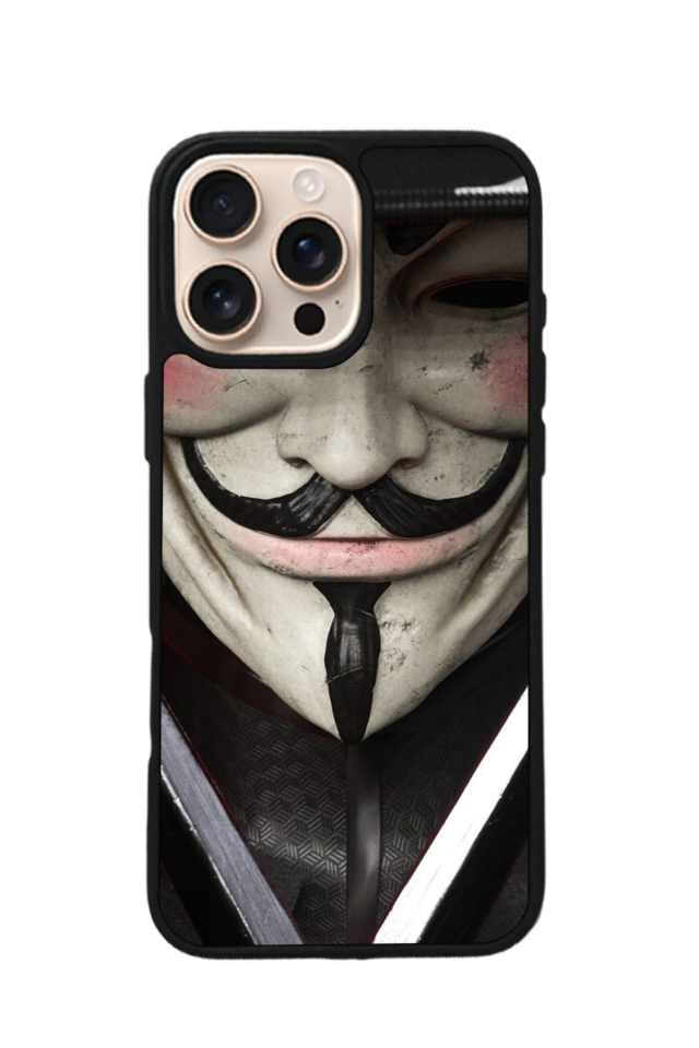 iPhone 15 Pro Uyumlu Vendetta Tasarımlı Glossy Premium Kılıf