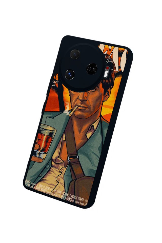 Tecno Camon 30 Pro Uyumlu Scarface Tasarımlı Glossy Premium Kılıf