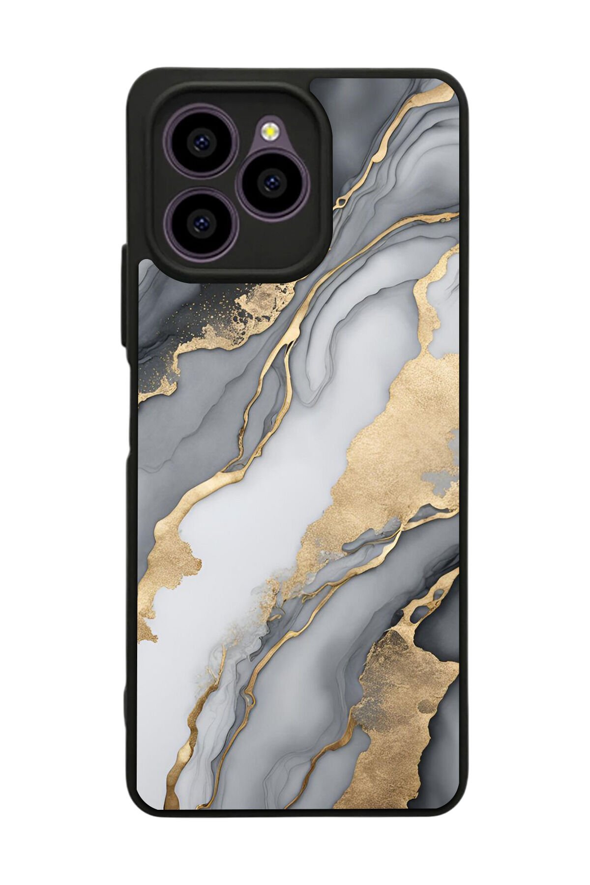 Omix X6 Uyumlu Mermer Marble Tasarımlı Glossy Premium Kılıf