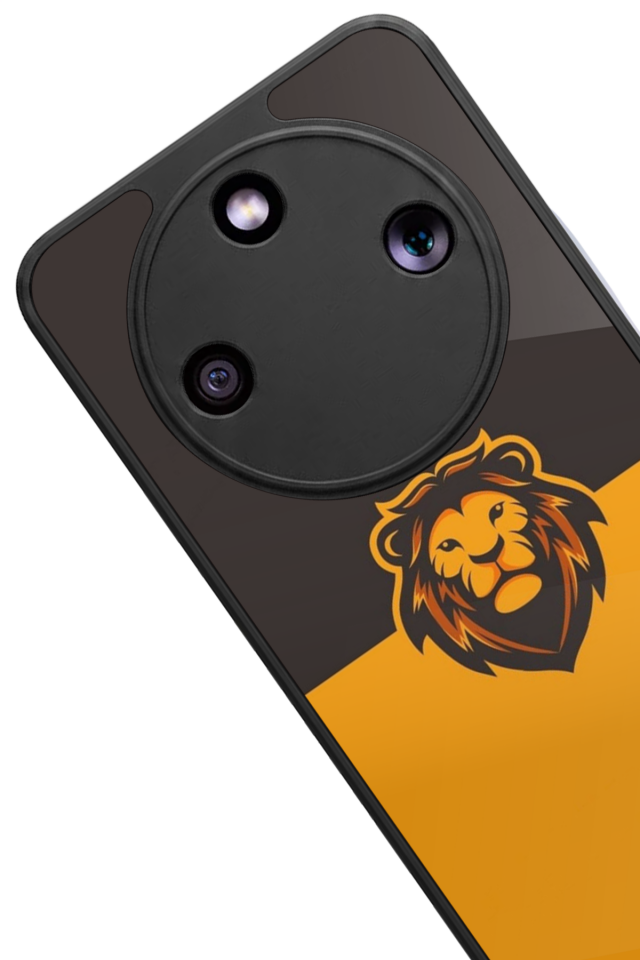 Honor Magic 8 Lite Uyumlu Aslan Tasarımlı Glossy Premium Kılıf