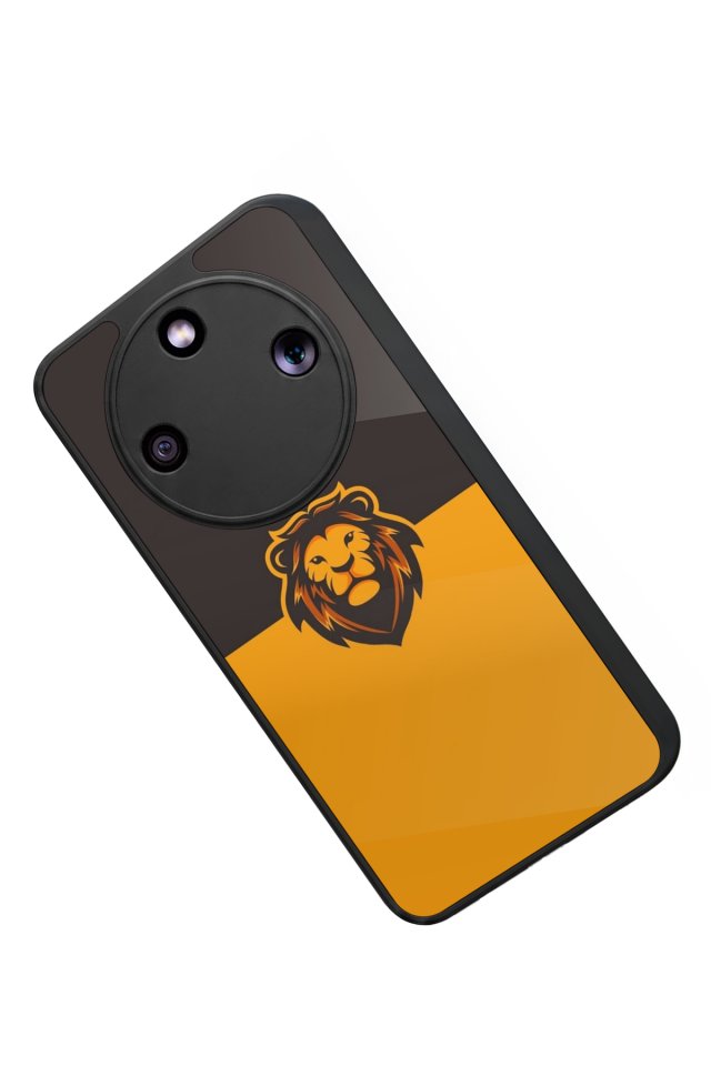 Honor Magic 8 Lite Uyumlu Aslan Tasarımlı Glossy Premium Kılıf