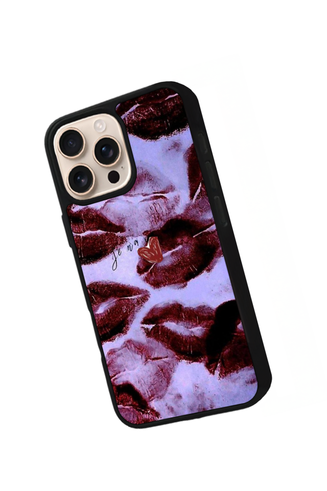 iPhone 15 Pro Max Uyumlu Dudak Tasarımlı Glossy Premium Kılıf