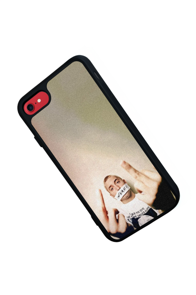 iPhone SE Uyumlu Eminem Tasarımlı Glossy Premium Kılıf