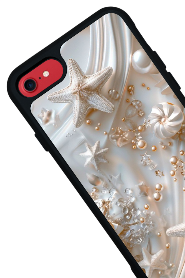 iPhone 7 Uyumlu  İnci Tasarımlı Glossy Premium Kılıf