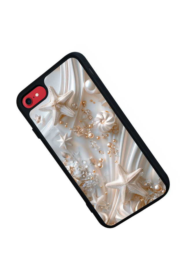 iPhone 7 Uyumlu  İnci Tasarımlı Glossy Premium Kılıf