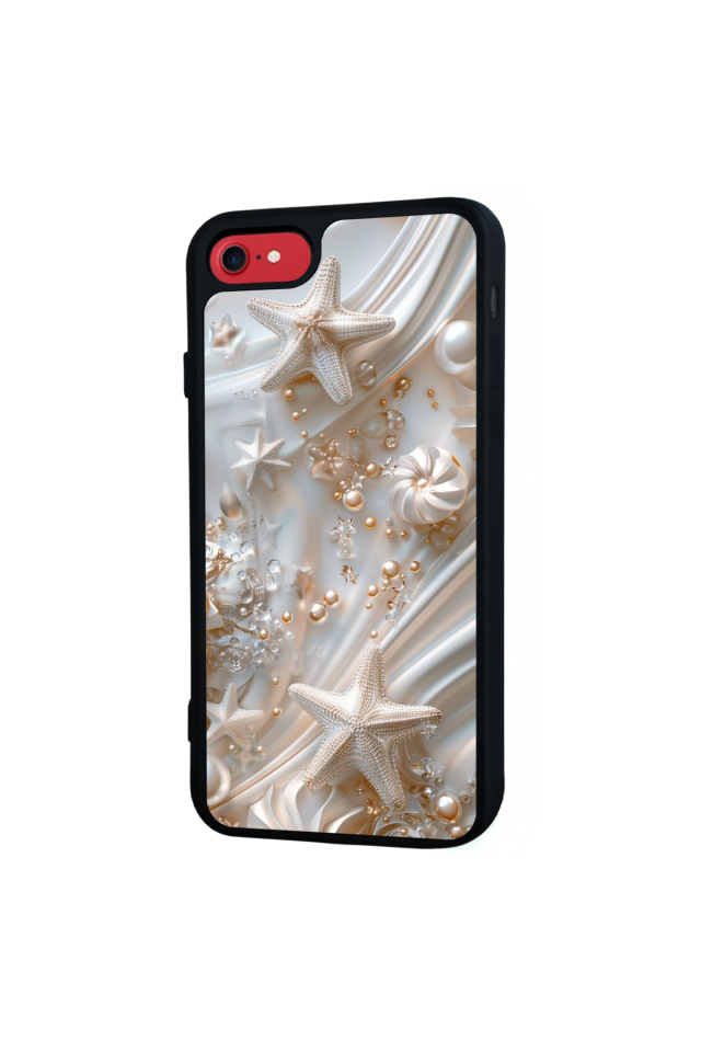 iPhone 7 Uyumlu  İnci Tasarımlı Glossy Premium Kılıf