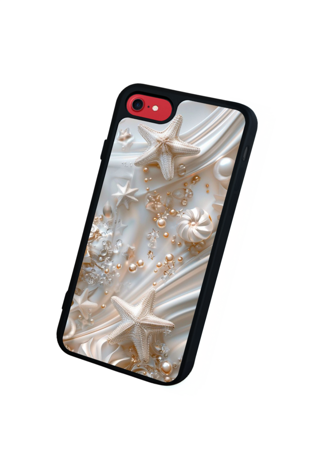 iPhone 7 Uyumlu  İnci Tasarımlı Glossy Premium Kılıf