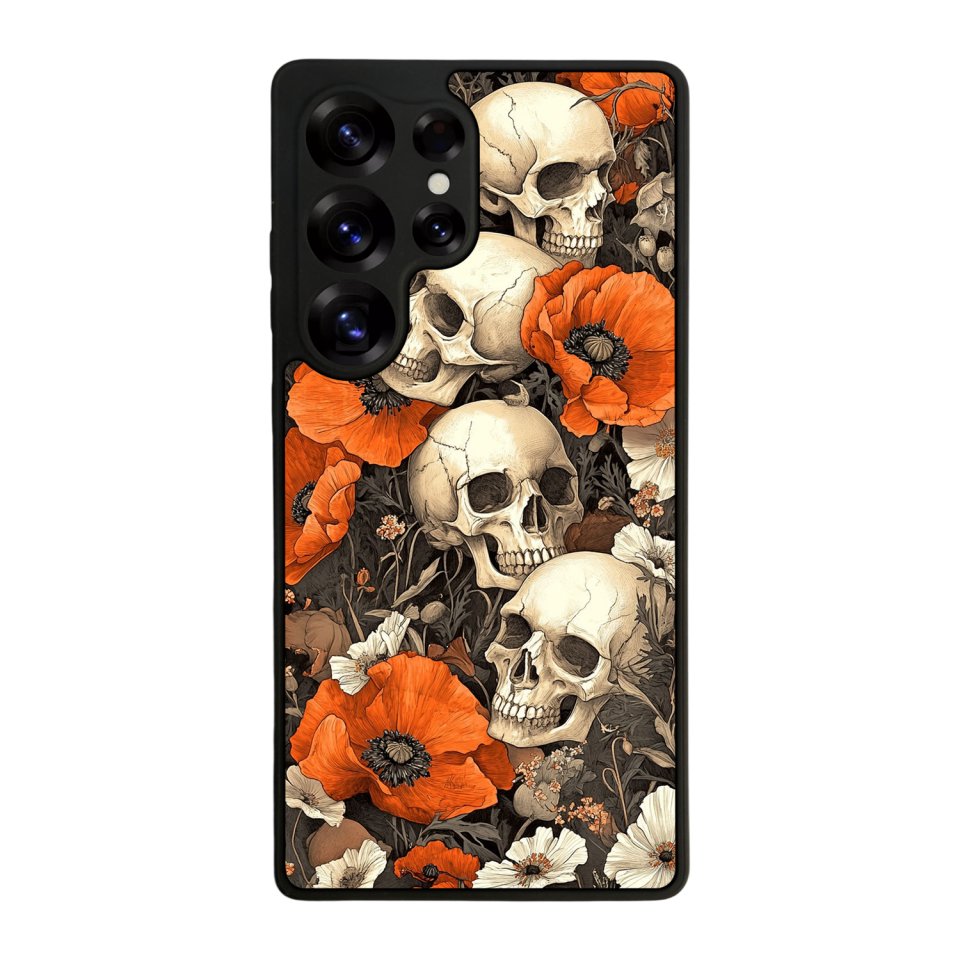 Samsung Galaxy S25 Ultra Uyumlu KuruKafa Tasarımlı Glossy Premium Kılıf