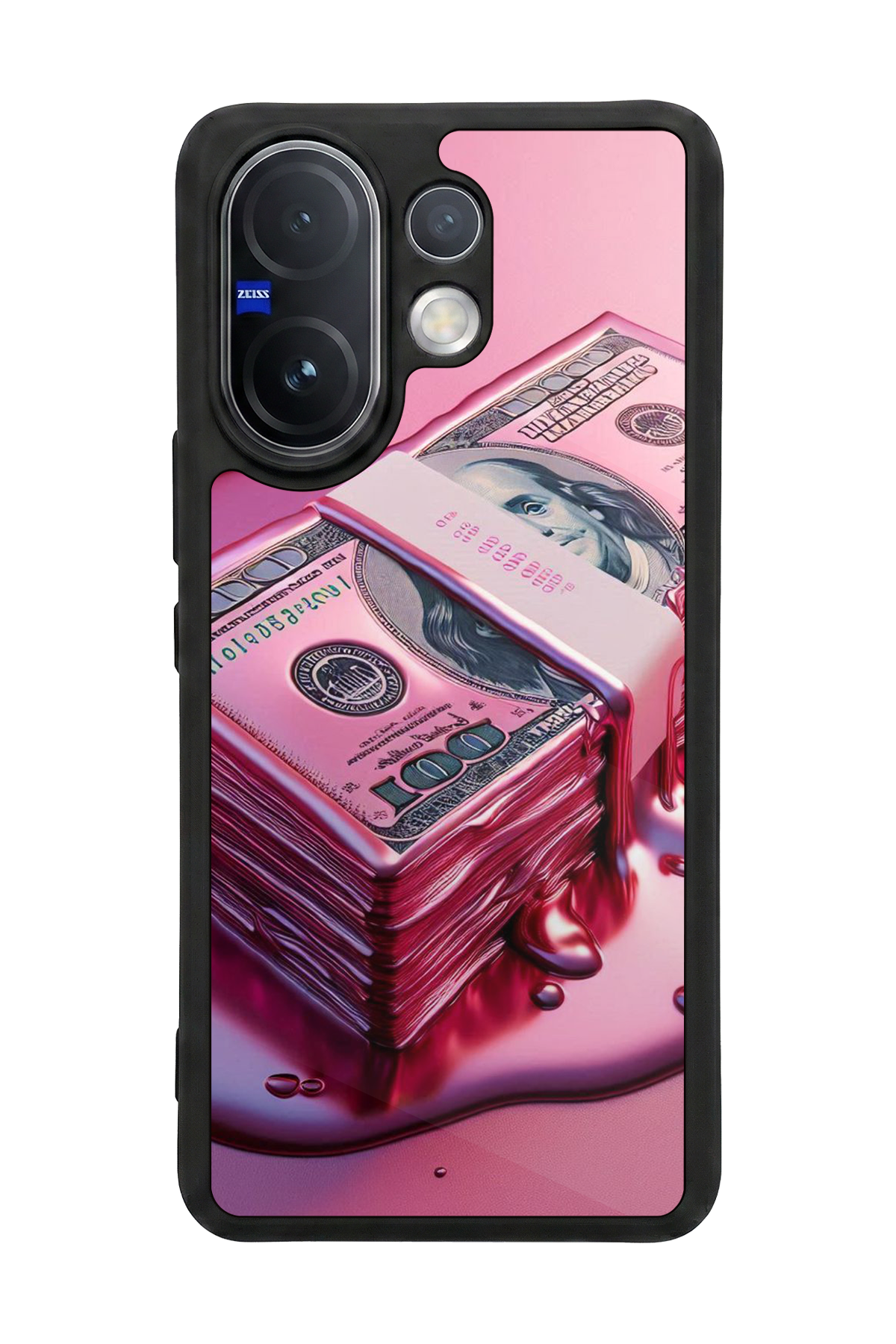 Vivo V60 Uyumlu Money Para Tasarımlı Glossy Premium Kılıf