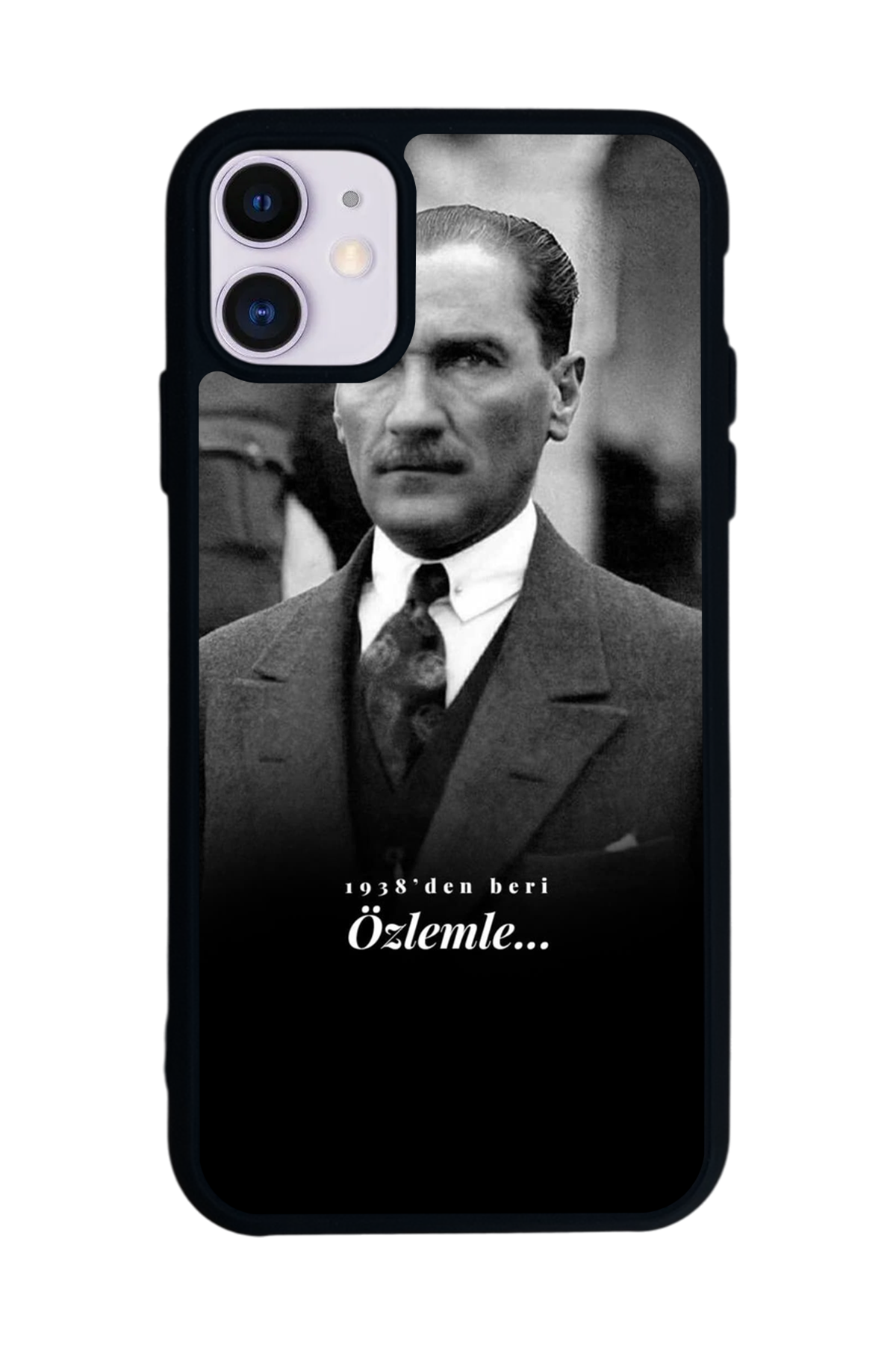 iPhone 11 Uyumlu Mustafa Kemal Ataturk Tasarımlı Glossy Premium Kılıf