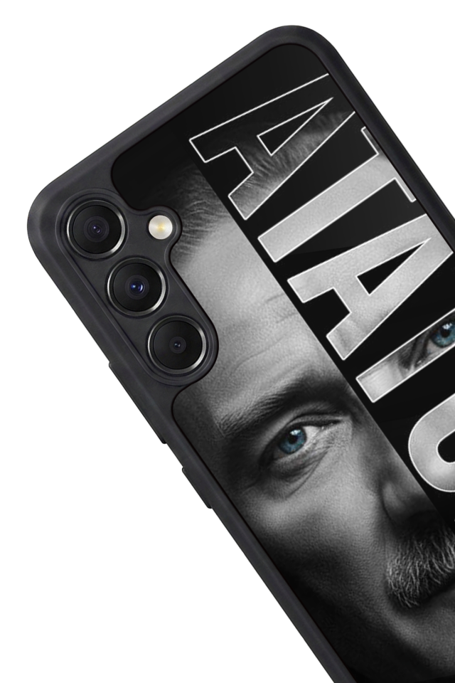 Samsung Galaxy M34 Uyumlu Mustafa Kemal Ataturk Tasarımlı Glossy Premium Kılıf