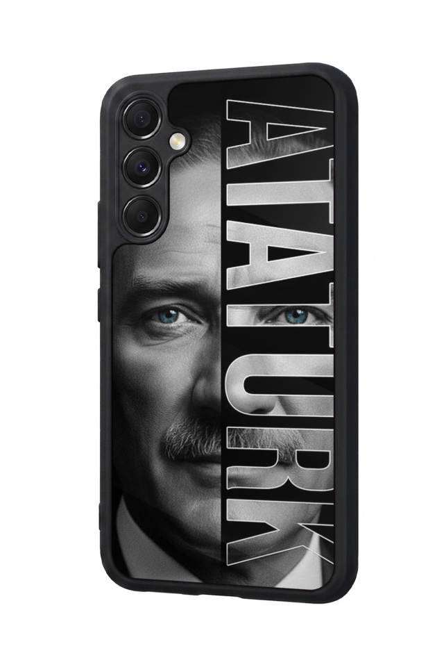 Samsung Galaxy M34 Uyumlu Mustafa Kemal Ataturk Tasarımlı Glossy Premium Kılıf