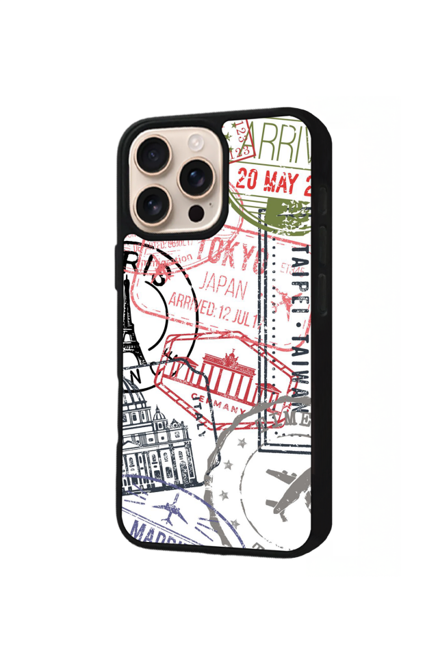 iPhone 16 Pro Uyumlu Poster Tasarımlı Glossy Premium Kılıf