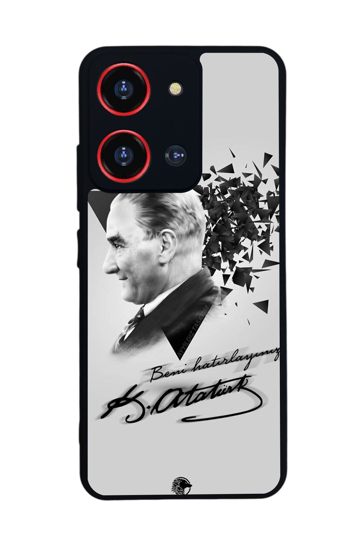 Reeder S19 Max Pro S 108MP Uyumlu Mustafa Kemal Ataturk Tasarımlı Glossy Premium Kılıf