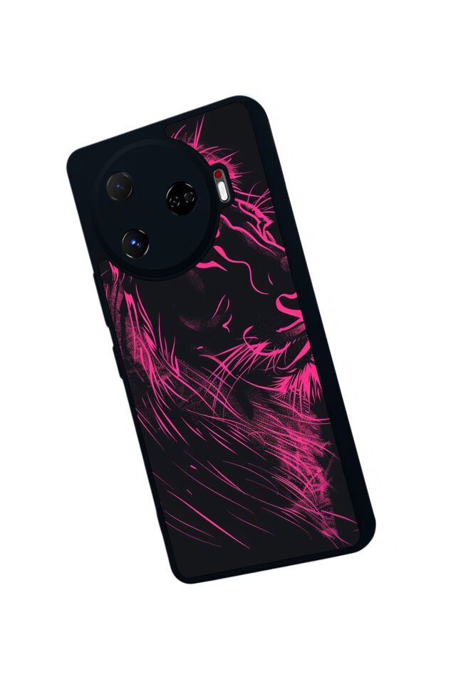 Tecno Camon 30 Pro Uyumlu Aslan Tasarımlı Glossy Premium Kılıf