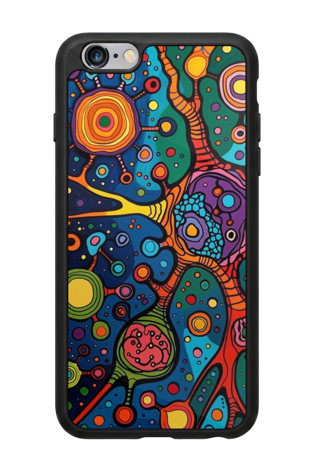 iPhone 6s Plus Uyumlu Abstract Tasarımlı Glossy Premium Kılıf