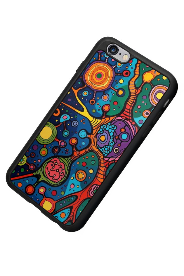 iPhone 6s Plus Uyumlu Abstract Tasarımlı Glossy Premium Kılıf