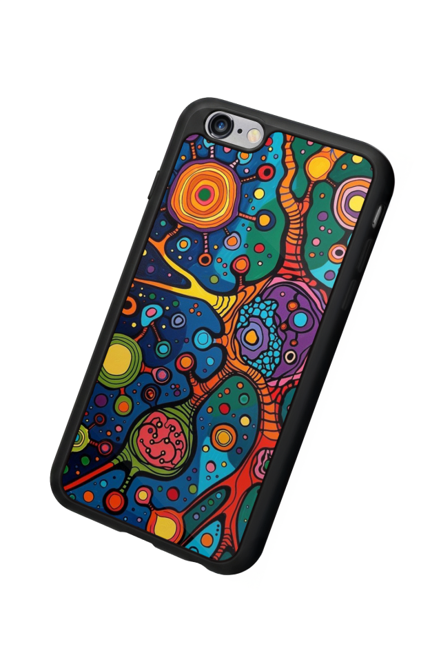 iPhone 6s Plus Uyumlu Abstract Tasarımlı Glossy Premium Kılıf