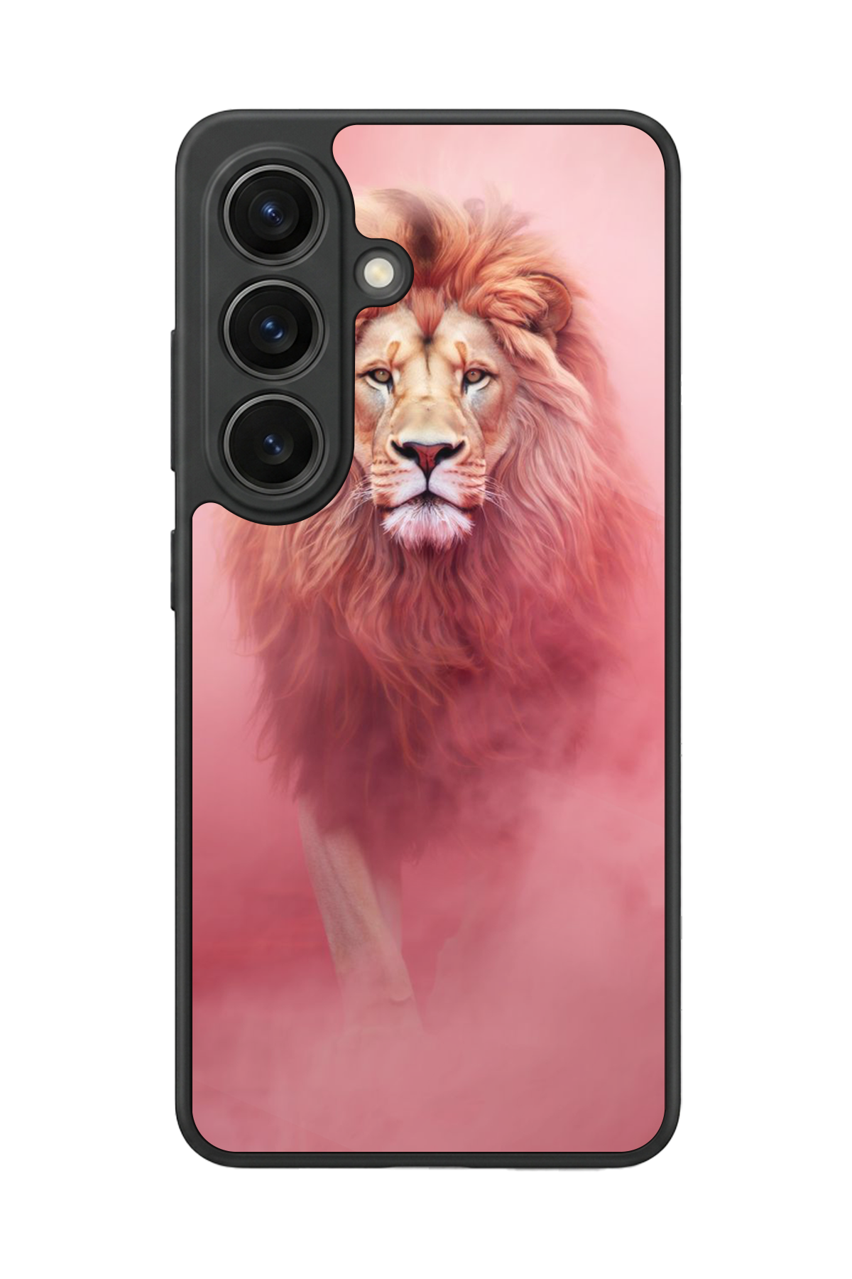 Samsung Galaxy S26 Uyumlu Aslan Tasarımlı Glossy Premium Kılıf