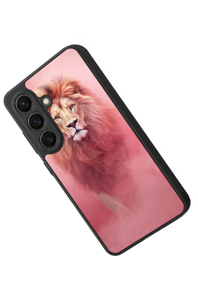 Samsung Galaxy S26 Uyumlu Aslan Tasarımlı Glossy Premium Kılıf