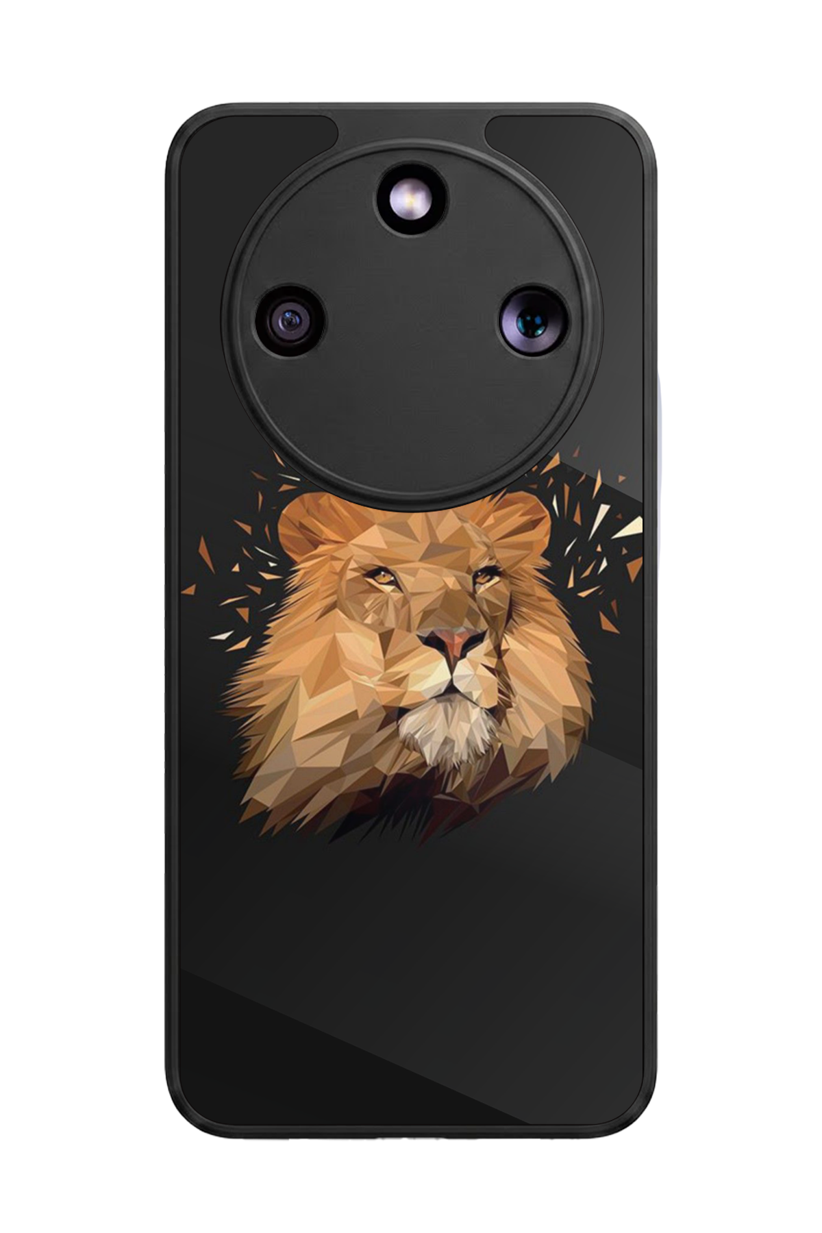 Honor Magic 8 Lite Uyumlu Aslan Tasarımlı Glossy Premium Kılıf