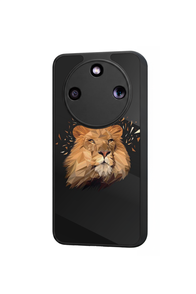 Honor Magic 8 Lite Uyumlu Aslan Tasarımlı Glossy Premium Kılıf