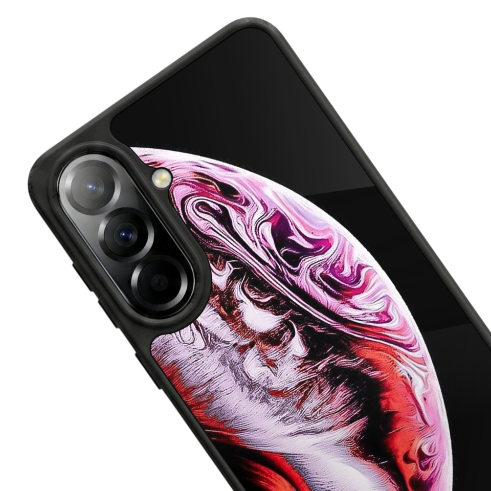 Samsung Galaxy A57 Uyumlu Ay Tasarımlı Glossy Premium Kılıf