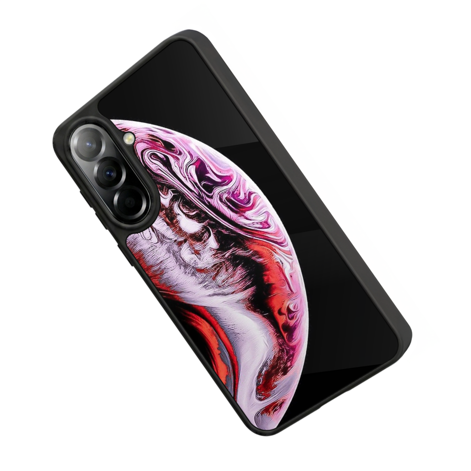 Samsung Galaxy A57 Uyumlu Ay Tasarımlı Glossy Premium Kılıf