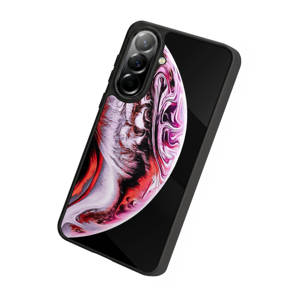 Samsung Galaxy A57 Uyumlu Ay Tasarımlı Glossy Premium Kılıf
