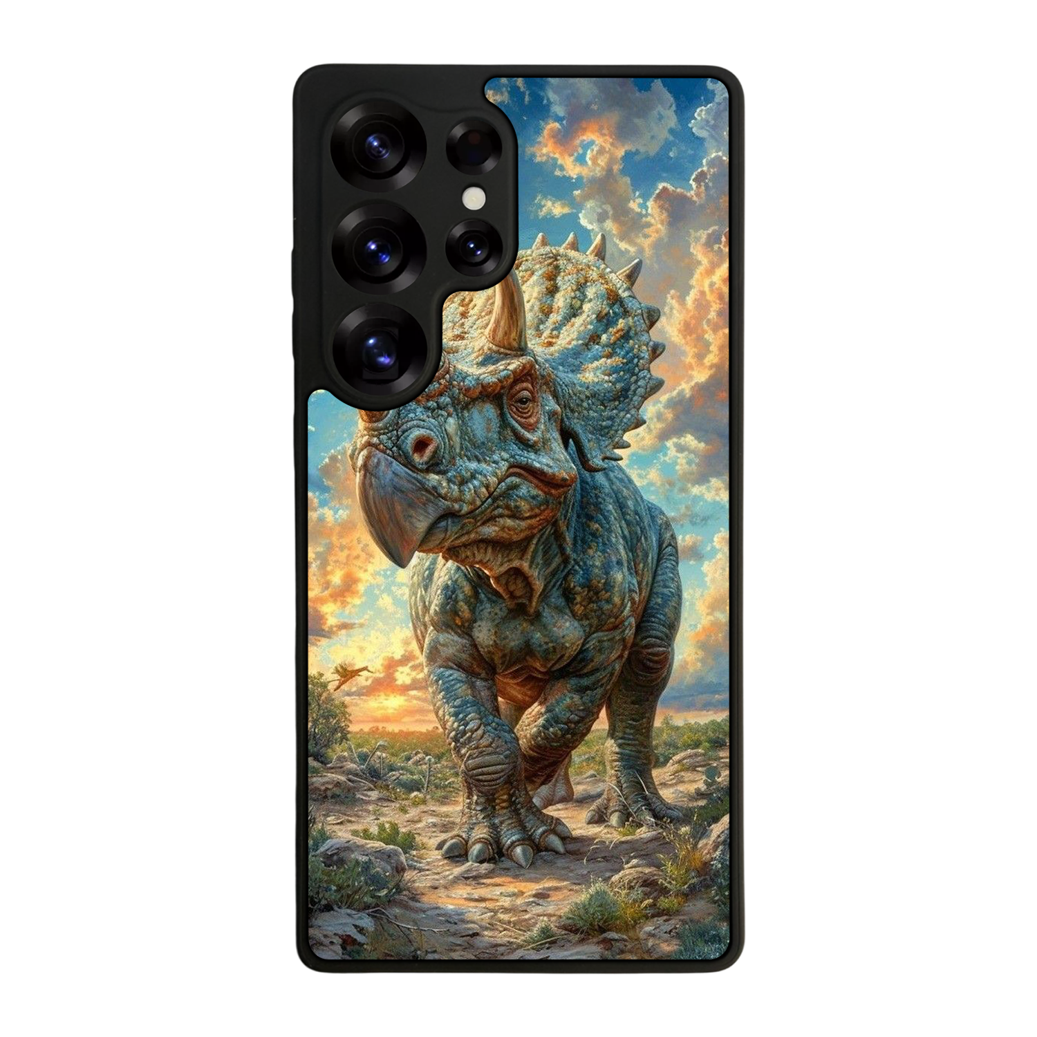 Samsung Galaxy S25 Ultra Uyumlu Dinazor Tasarımlı Glossy Premium Kılıf