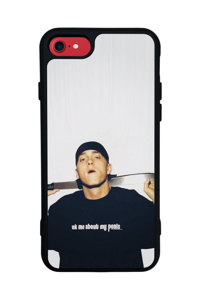iPhone SE Uyumlu Eminem Tasarımlı Glossy Premium Kılıf