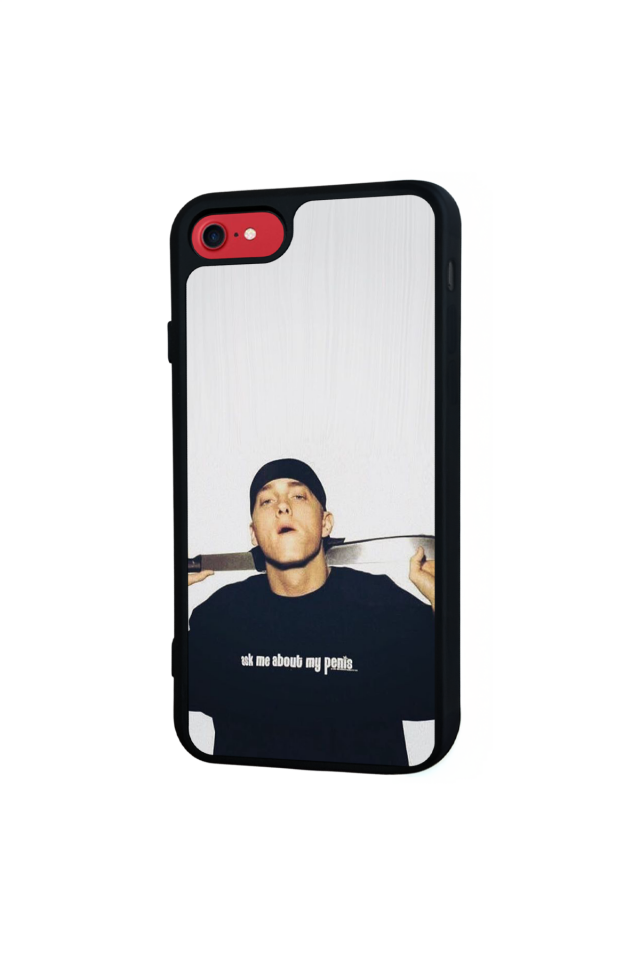 iPhone SE Uyumlu Eminem Tasarımlı Glossy Premium Kılıf