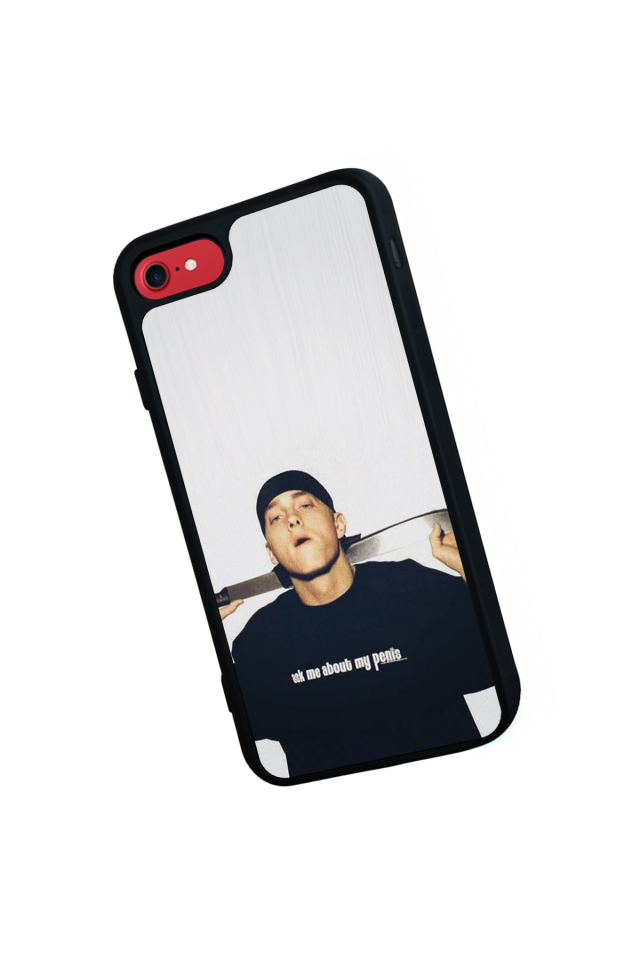 iPhone SE Uyumlu Eminem Tasarımlı Glossy Premium Kılıf